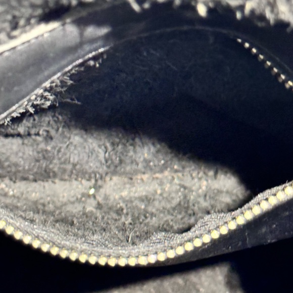 Vintage COACH Daypack Black Leather Drawstring Mini Backpack Bag 9960 USA Y2K - Picture 4 of 16